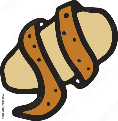 potato hand drawn icon