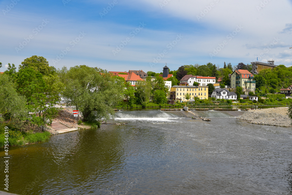 Fototapeta premium Heilbad Bad Kösen in Sachsen-Anhalt
