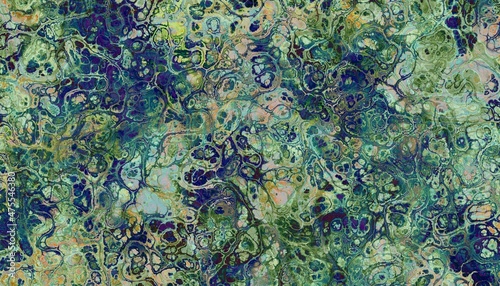 Abstract wavy fractal