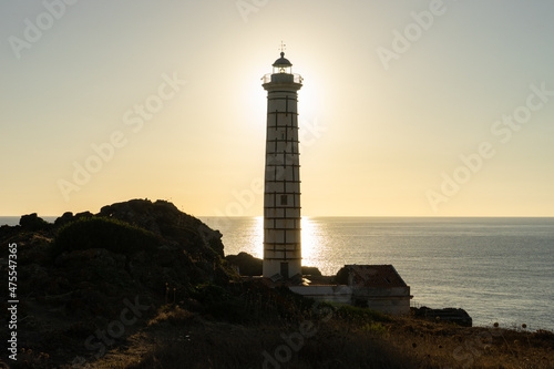 Wallpaper Mural faro di Ustica in Sicilia al tramonto Torontodigital.ca
