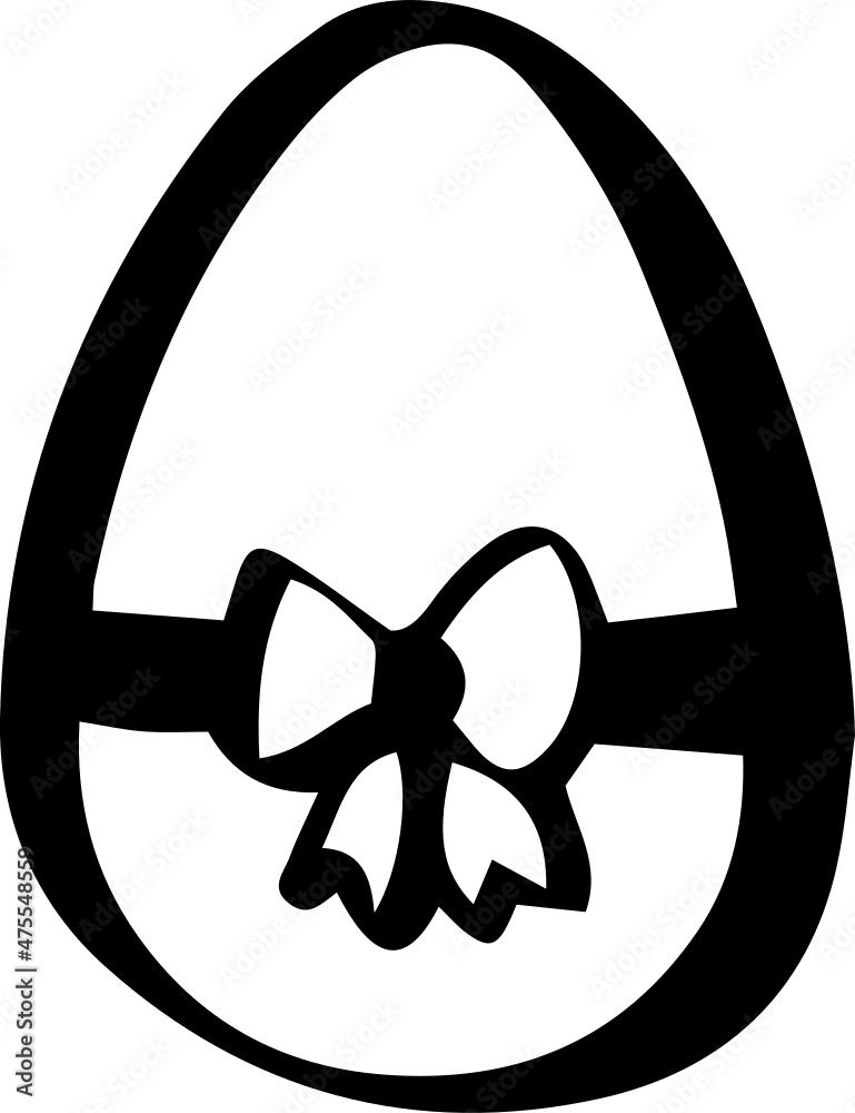 easter egg hand drawn icon easter egg hand drawn icon