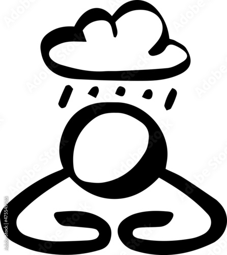 depression anxiety icon