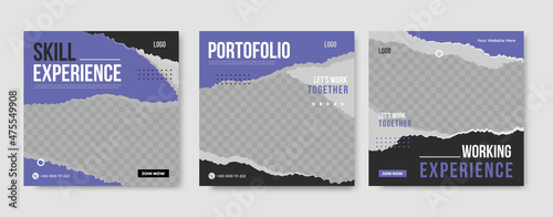 portfolio social media post in the color of the year 2022	