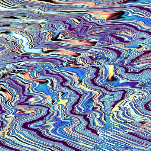 Abstract wavy fractal