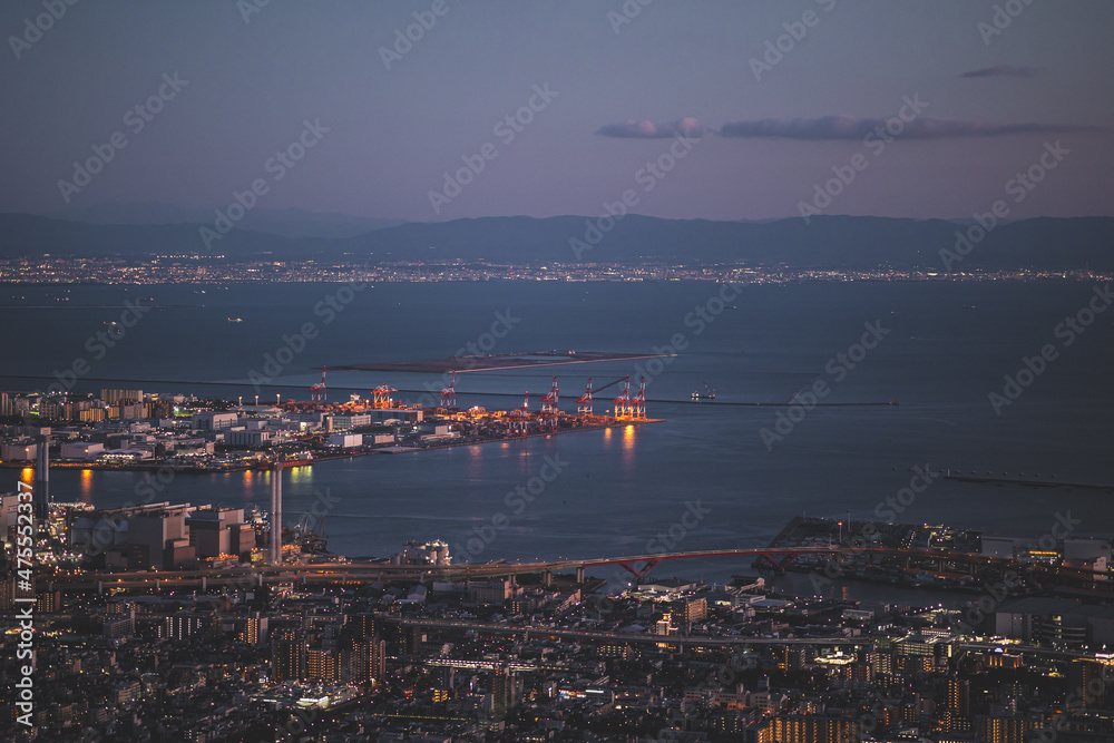 Fototapeta premium Kobe city harbor
