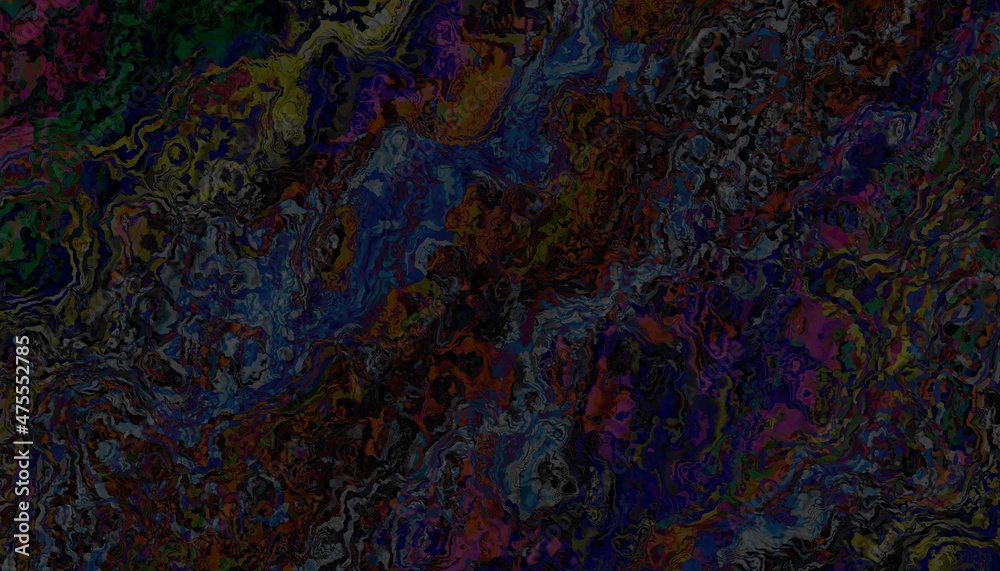 Abstract wavy fractal Abstract wavy fractal