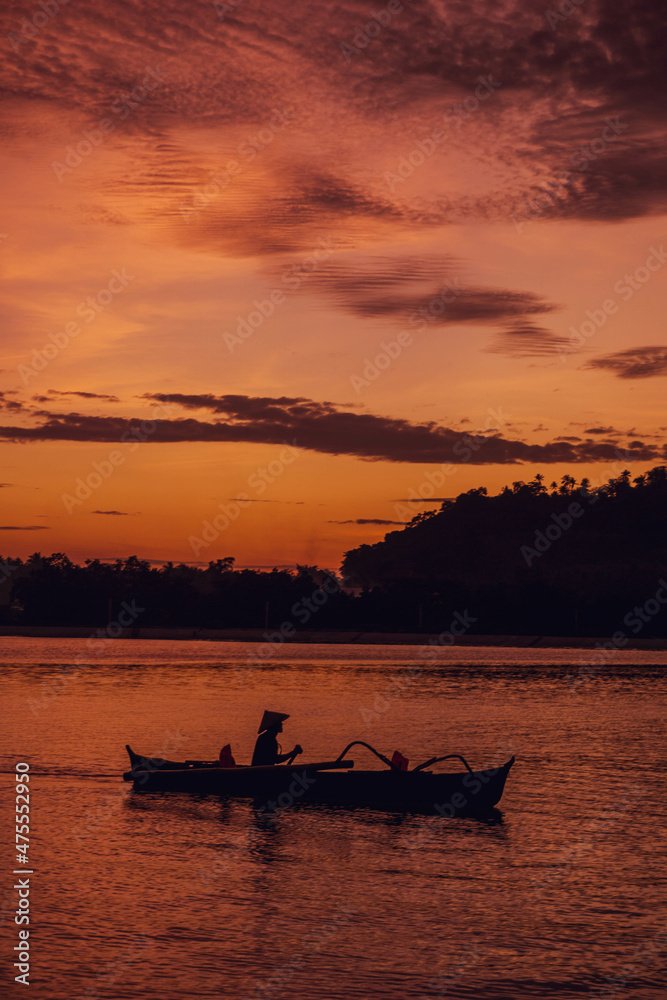 boat on the river