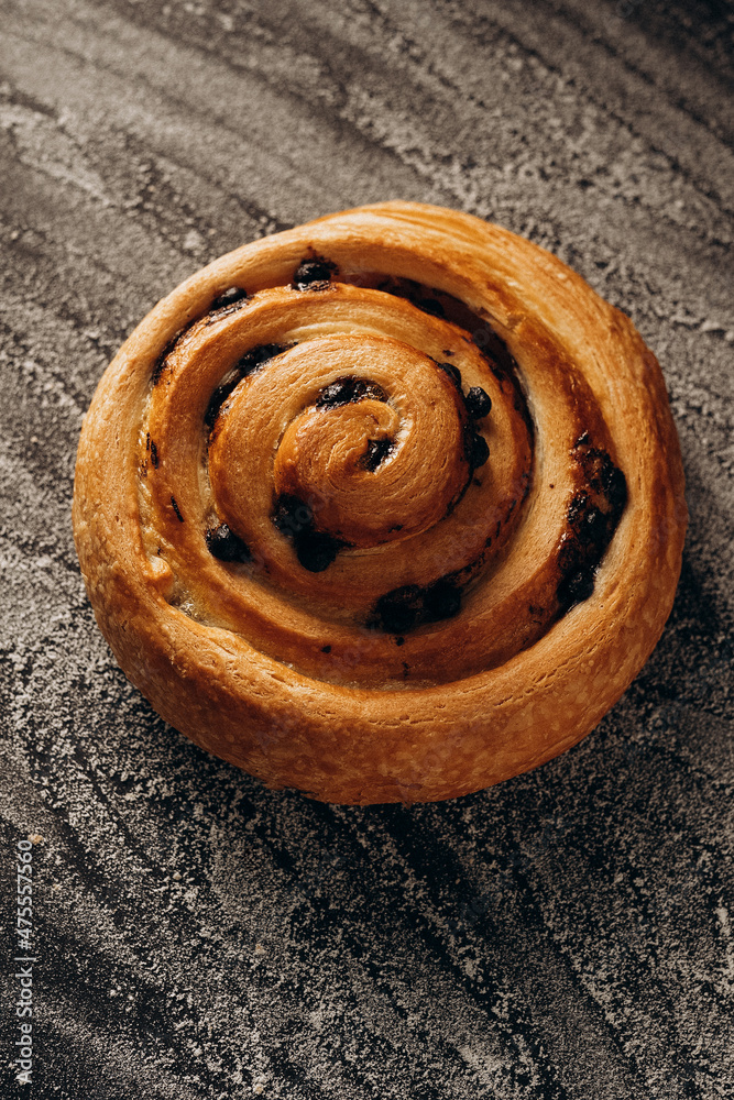 Fototapeta premium bread on wooden table