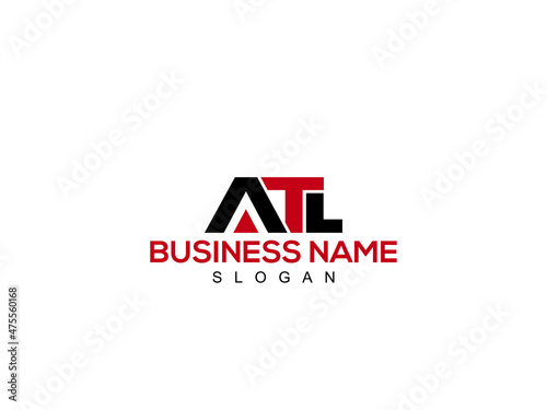 Letter ATL logo monogram emblem style with Colorful design for your business