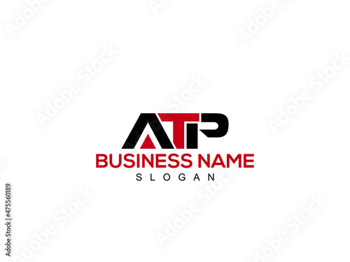 Letter ATP logo monogram emblem style with Colorful design for your business