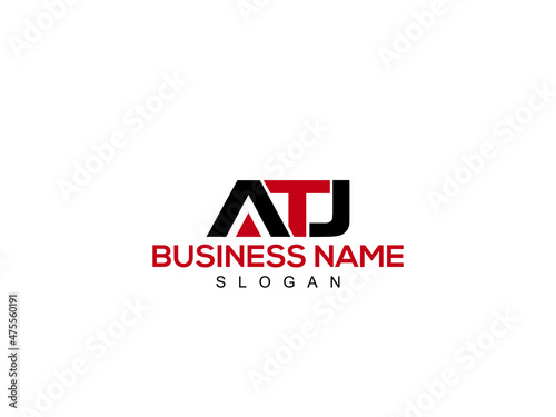 Letter ATQ logo monogram emblem style with Colorful design for your business photo