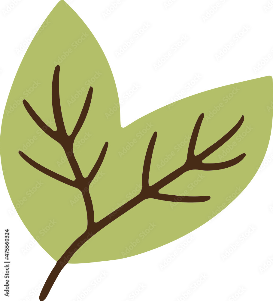Obraz premium autumn leaf cartoon