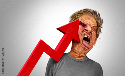 Quadro em tela Inflation Pain