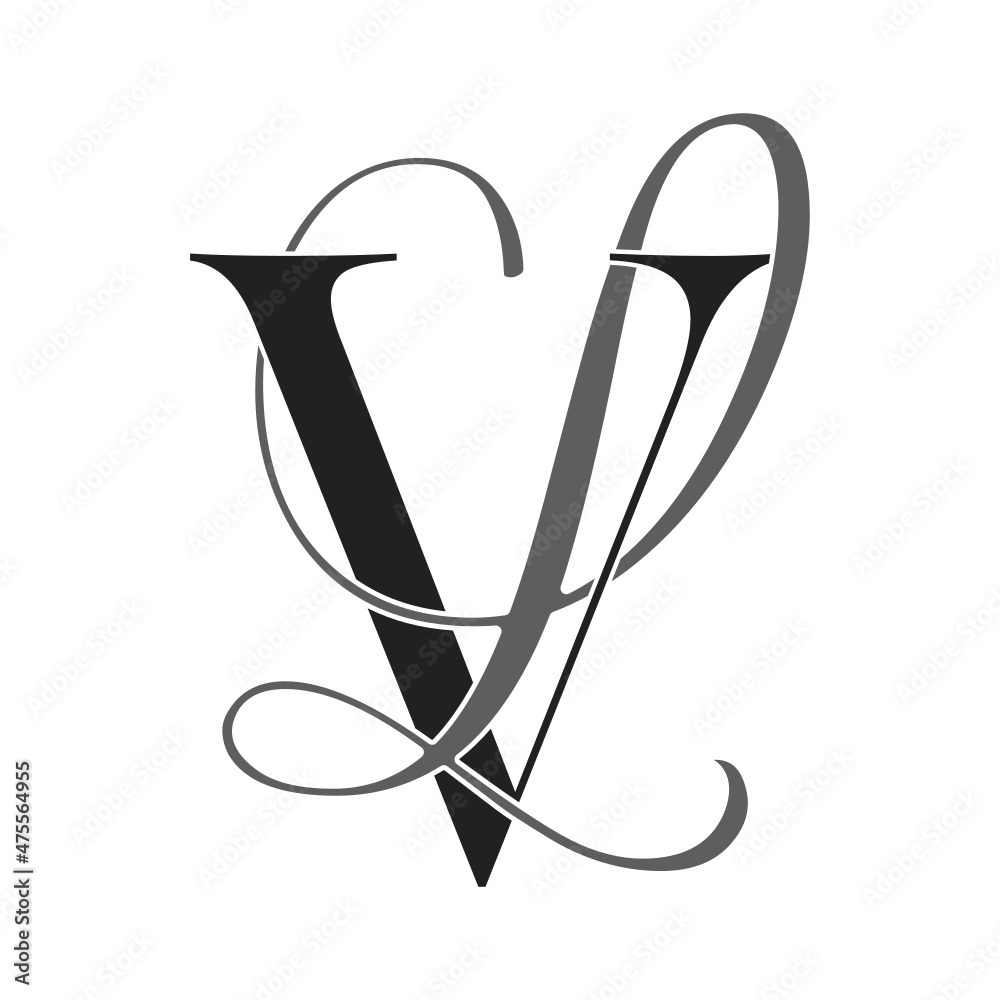 vl, , , monogram logo. Calligraphic signature icon. Wedding Logo ...