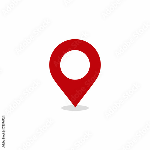Location pin. Map pin icon design vector