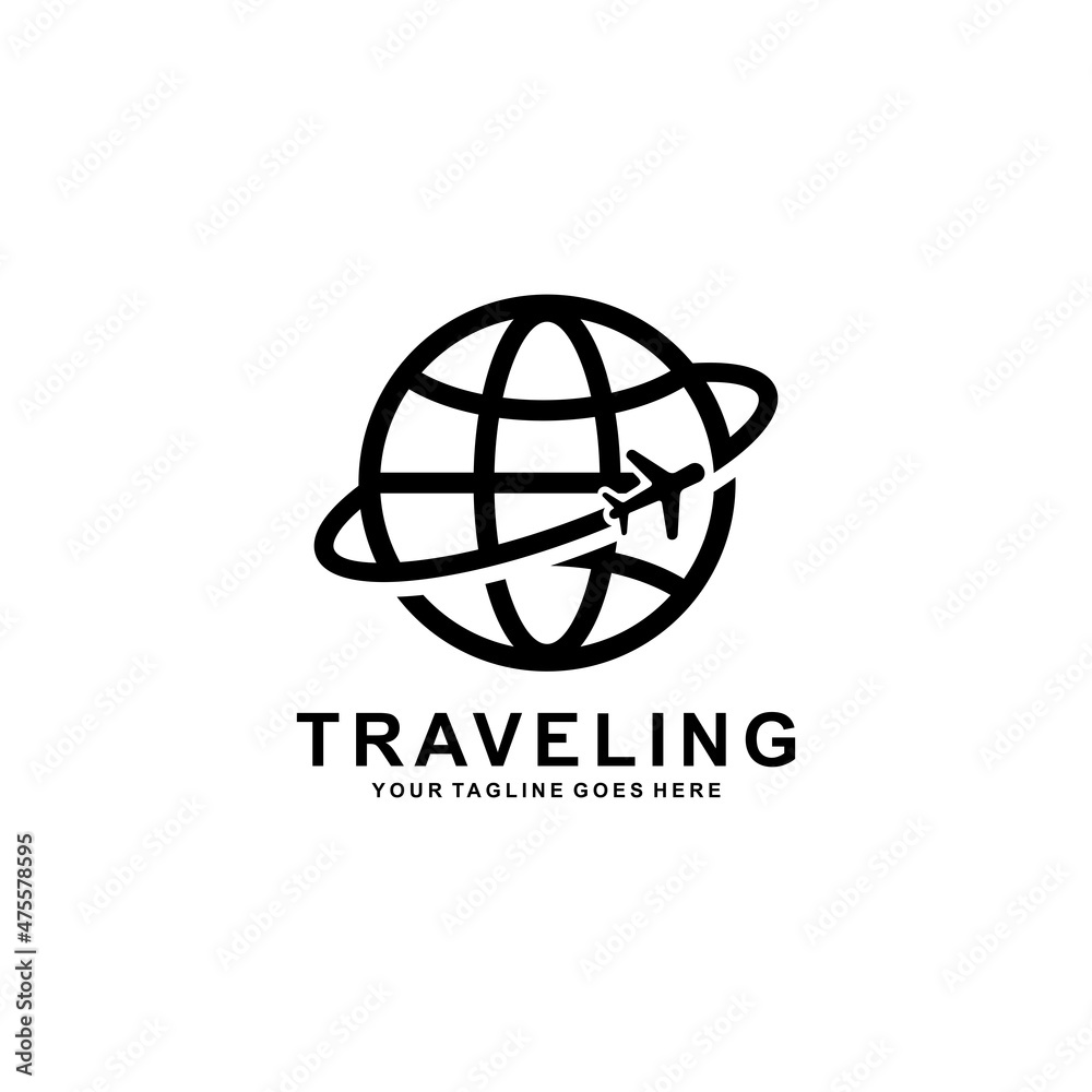 Travel. Traveling logo. Tour and travel logo design vector illustration Travel. Traveling logo. Tour and travel logo design vector illustration