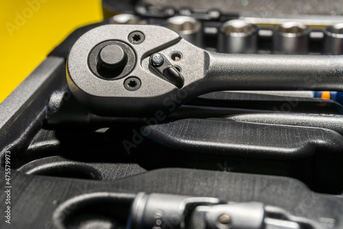 Wallpaper Mural Close-up of a ratchet on the toolbox. Torontodigital.ca