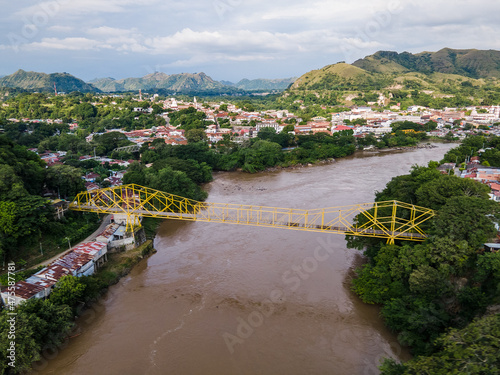 Obraz na płótnie Honda is a Colombian municipality located in the north of the department of Tolima, in the interior of the country. It is part of the Network of heritage peoples of Colombia w salonie