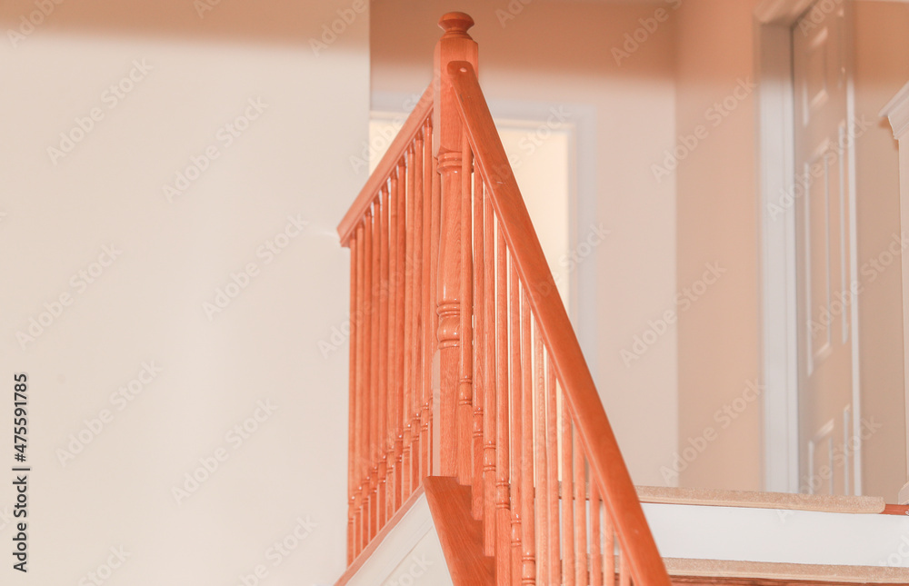 Wooden stairs Interiors design - Image