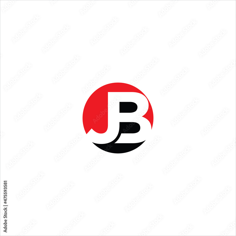 initials j b logo vector template initials j b logo vector template