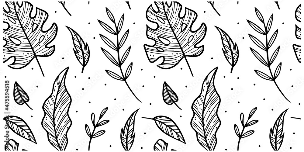 Fototapeta premium seamless floral pattern