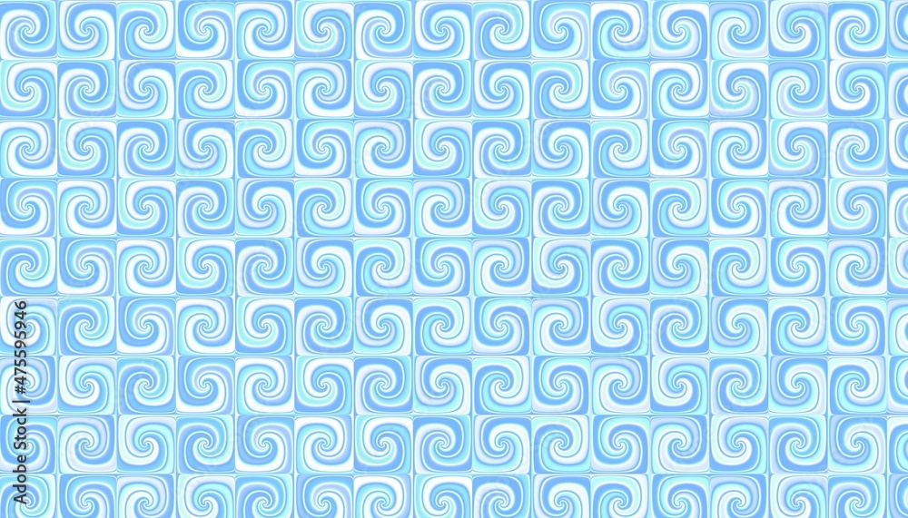 Abstract digital fractal pattern. Abstract ornamental texture of spirals.