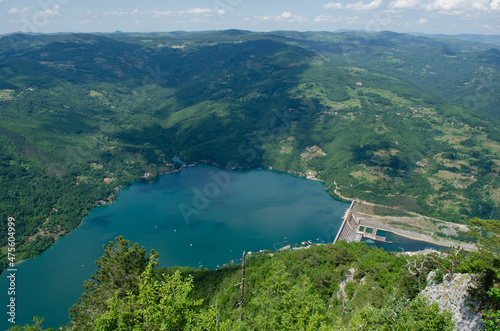 Perucac lake and Bajina basta dam photo