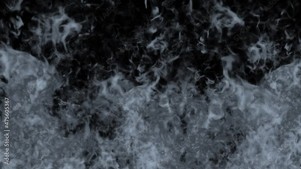 Realistic Atmospheric Gray Smoke on Black Background. White Fume Slowly Floating Rises Up. Abstract Haze Cloud. Animation Mist Effect. Smoke Realistic Atmospheric Gray Smoke on Black Background. White Fume Slowly Floating Rises Up. Abstract Haze Cloud. Animation Mist Effect. Smoke
