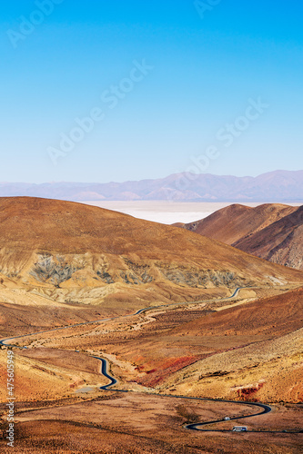 trail in the mountains