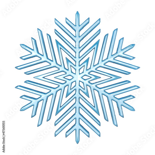 Christmas snowflake 3D