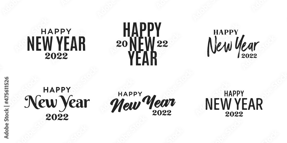 Happy New Year, New Year 2022, New Year Background, Happy New Year Banner, Festive Text, Vector Illustration Background Happy New Year, New Year 2022, New Year Background, Happy New Year Banner, Festive Text, Vector Illustration Background
