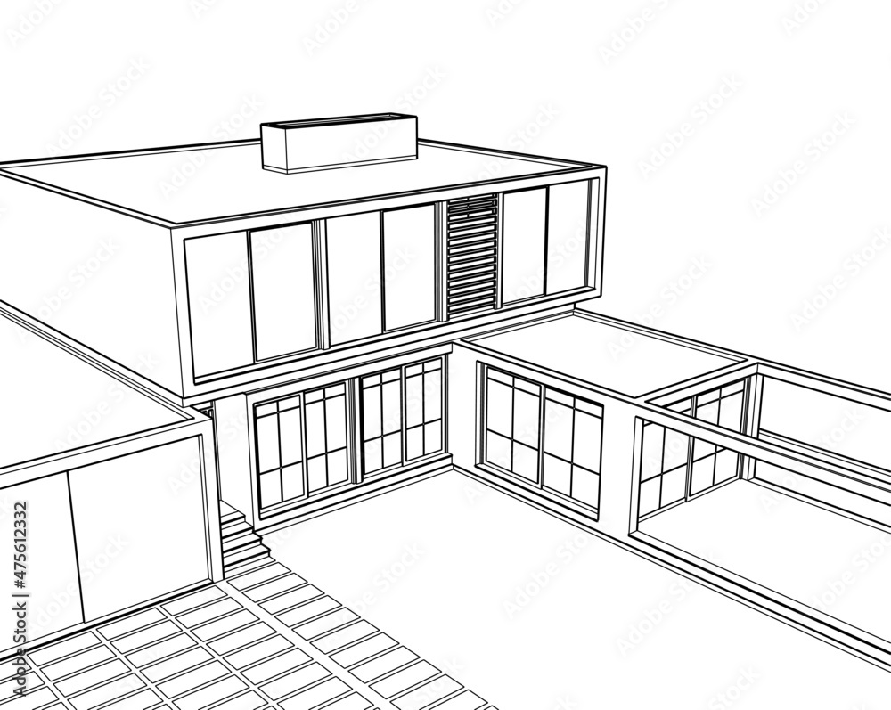 3d render of a house 3d render of a house