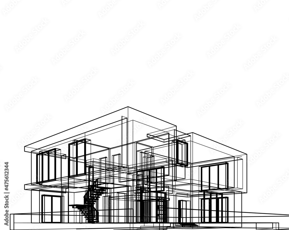 sketch of building sketch of building