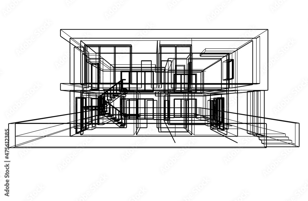 3d render of a building 3d render of a building