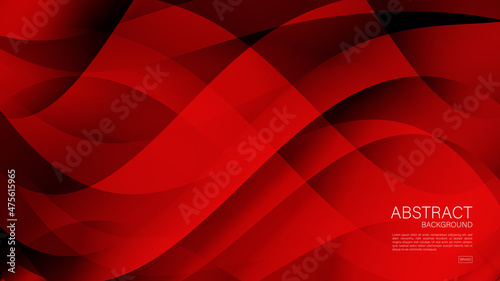 Red wave abstract background, Geometric vector, graphic, Minimal Texture, gradient background, red cover design, flyer template, banner, web background, book cover, advertisement, decoration wallpaper