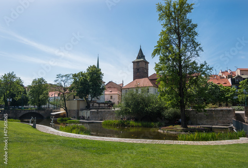 Plzen, Czech Republic, June 2019 - view of Jezírko, a beautiful local park © Bernard Barroso