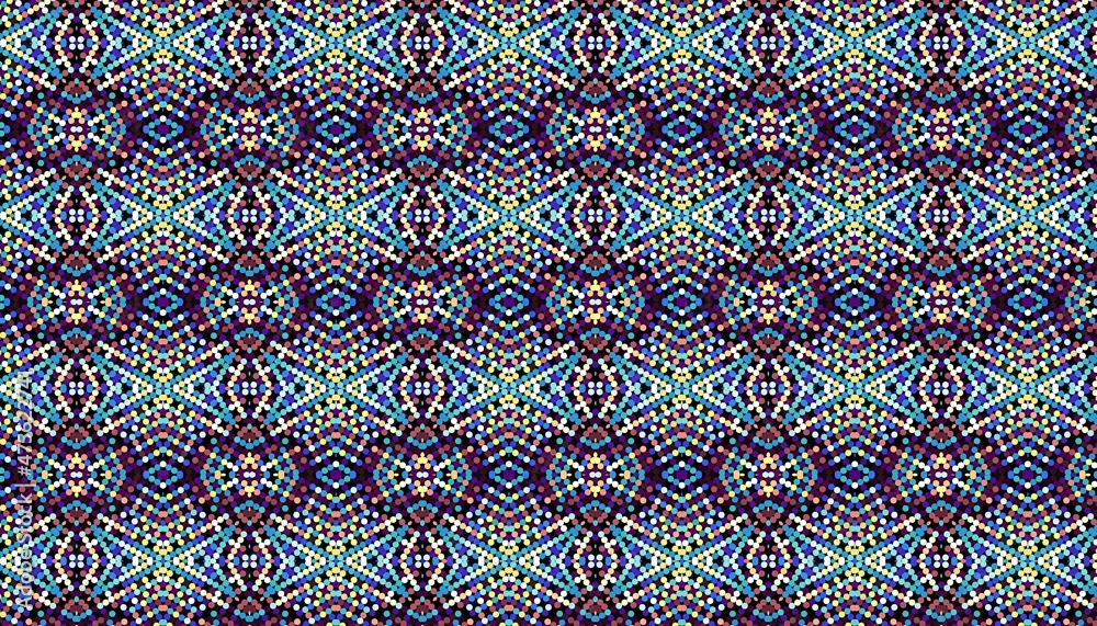Abstract fractal polka dot geometric background. Abstract fractal polka dot geometric background.