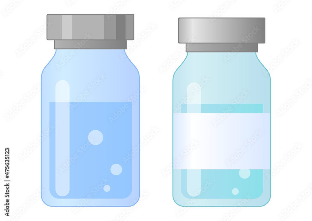 薬の入ったビン