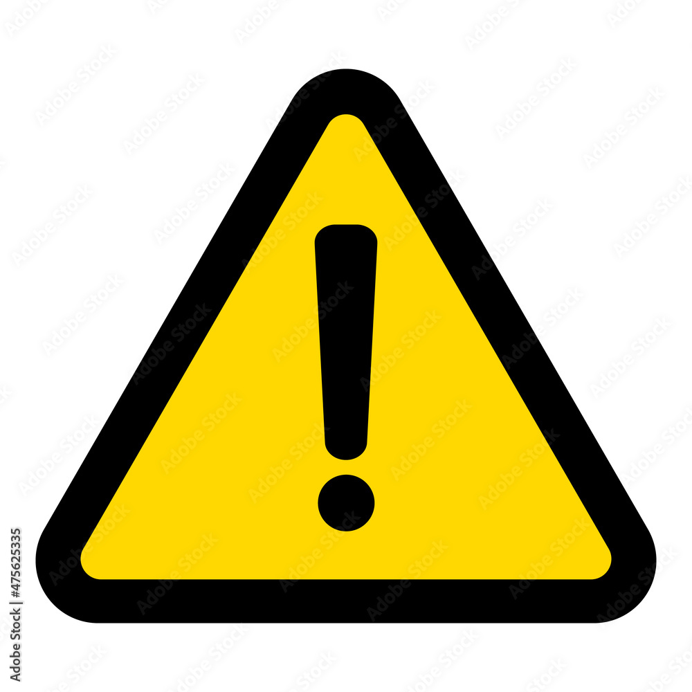Triangle exclamation icon vector. Ideal illustration for scenes about caution and warning. Triangle exclamation icon vector. Ideal illustration for scenes about caution and warning.