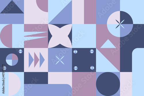Geometric minimalism poster with simple shape and figure. Abstract vector template, business presentation, backgrounds for social networks branding package, Scandinavian style, wallpaper
