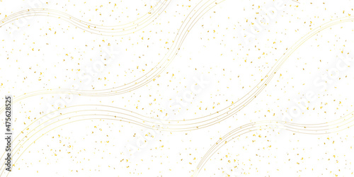 金　波　和柄　背景