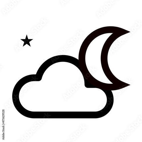 set of weather forecast icons