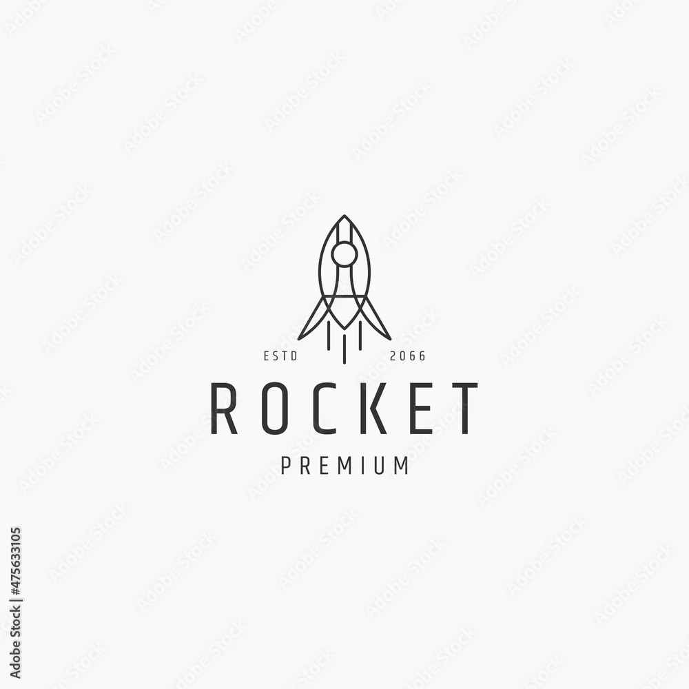 Rocket logo icon design template Rocket logo icon design template