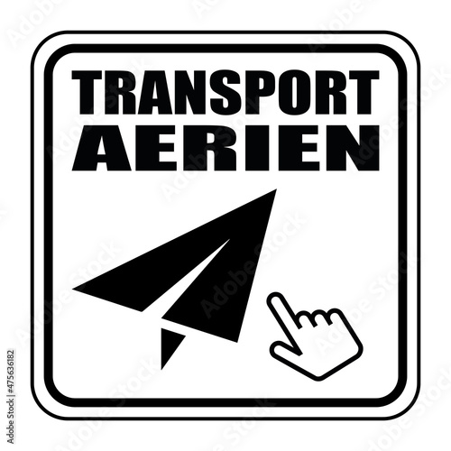Logo transport aérien.