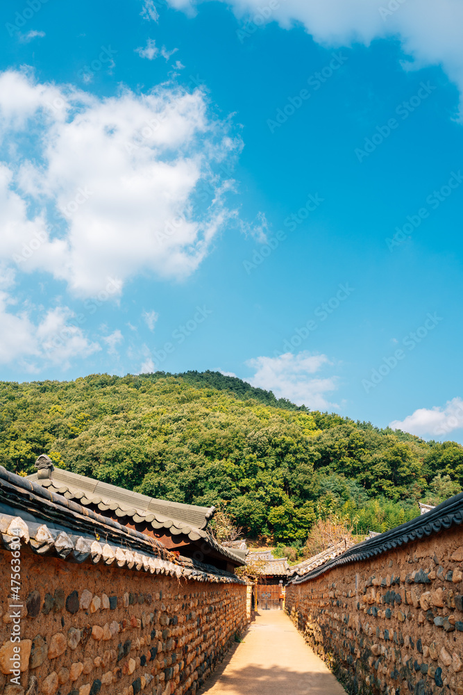 Old traditional Village of Nampyeong Mun Clan in Daegu, Korea Old traditional Village of Nampyeong Mun Clan in Daegu, Korea