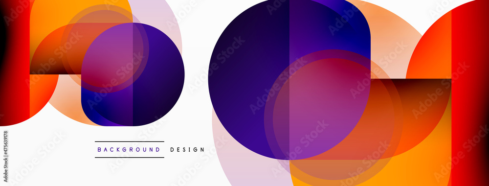 Geometrical minimal wallpaper. Geometric shapes. Vector illustration for wallpaper banner background or landing page Geometrical minimal wallpaper. Geometric shapes. Vector illustration for wallpaper banner background or landing page