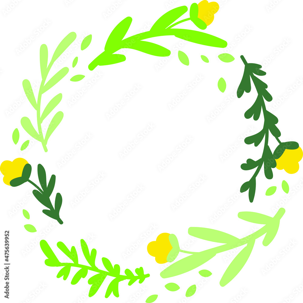 spring wreaths in round circle (9)