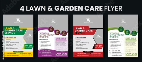 landscape flyer, lawn flyer, best lawn care Service business flyer template, lawn mowing flyer, garden and landscaping mow grass cutting flyer, lawn maintenance, Lawn Care Marketing Business flyers 