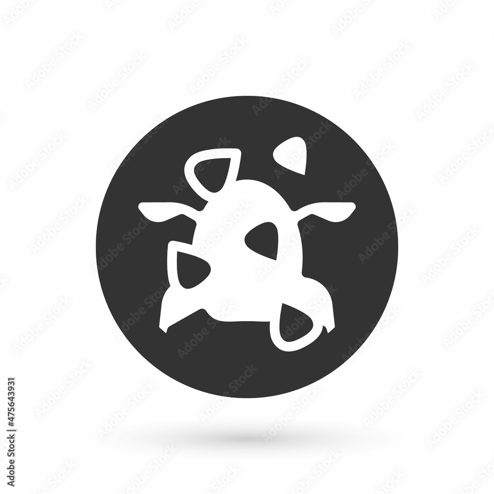 Grey Kung Pao chicken icon isolated on white background. Chinese cuisine icon. Asian food. Vector Grey Kung Pao chicken icon isolated on white background. Chinese cuisine icon. Asian food. Vector