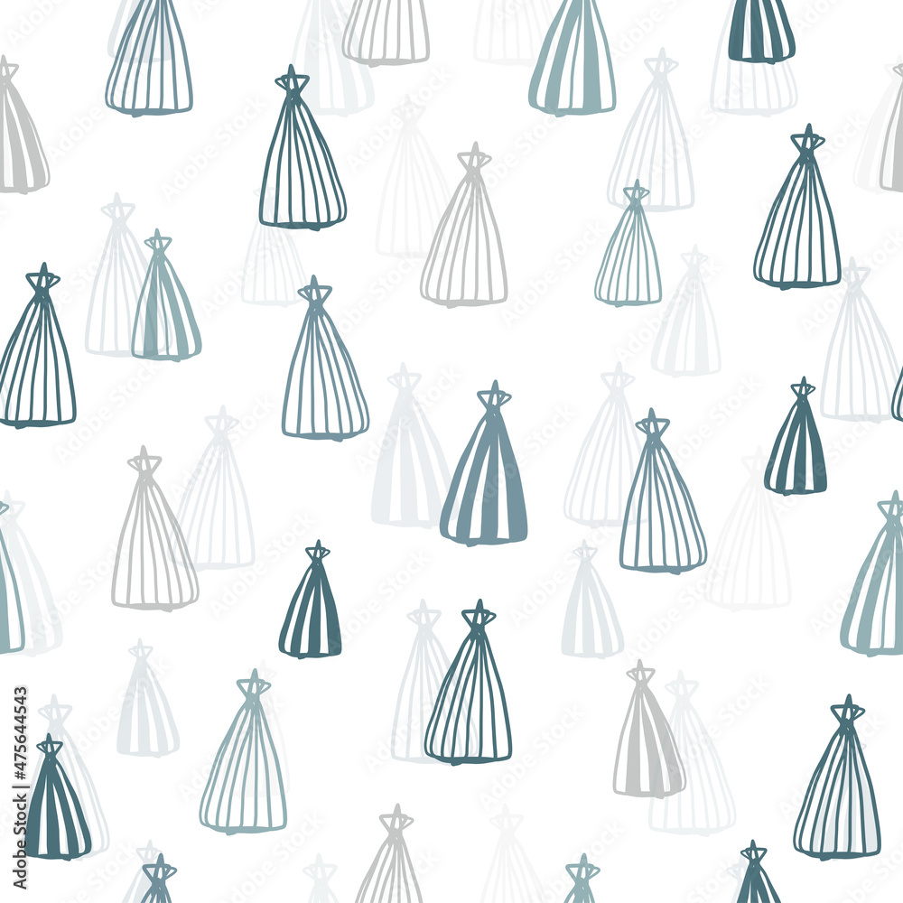 seamless christmas pattern on white background with repetition tiny pine tree seamless christmas pattern on white background with repetition tiny pine tree